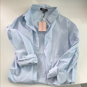 Oversized Poplin Shirt US 6